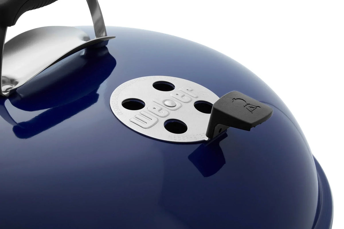 NEU für 2026 Ocean Blue Weber Mastertouch C-5755 Holzkohle-Kugelgrill