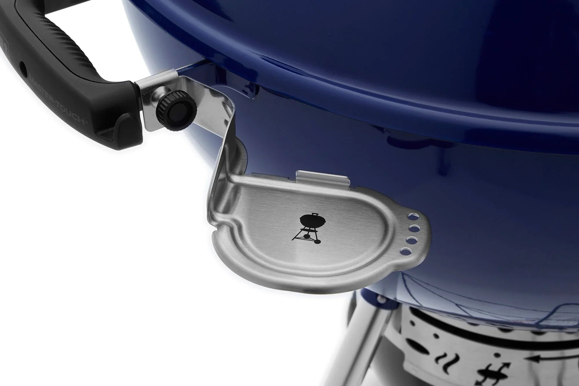 NEU für 2026 Ocean Blue Weber Mastertouch C-5755 Holzkohle-Kugelgrill