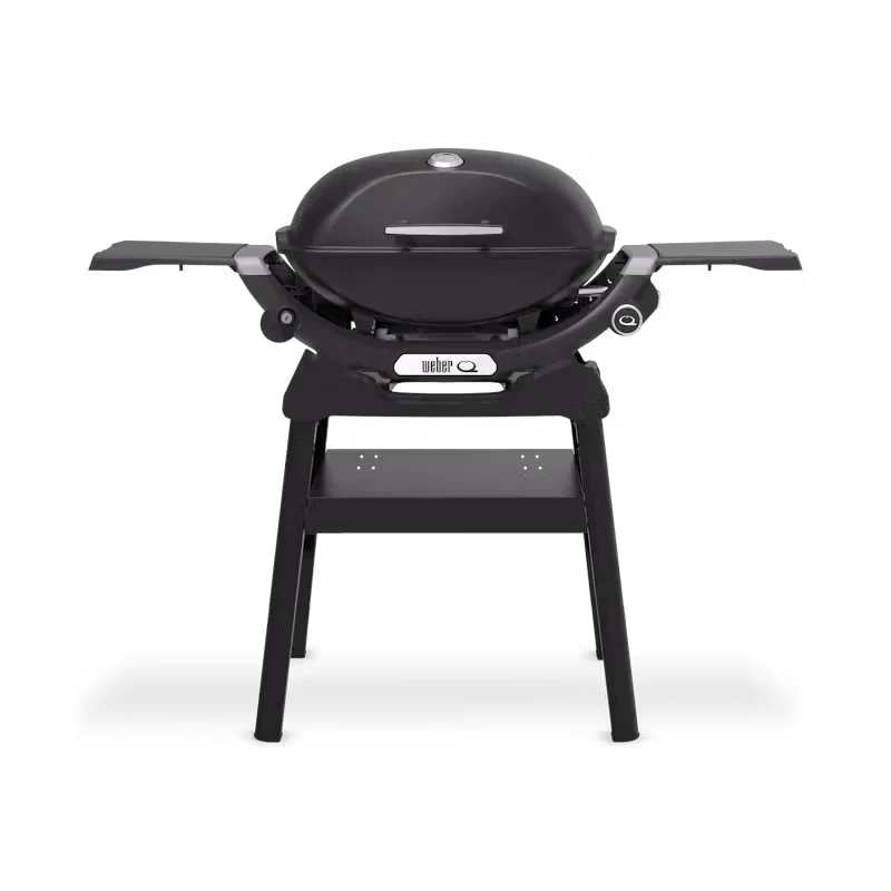 Weber Q2200N Gasgrill mit Compact Stand und Seitenablagen