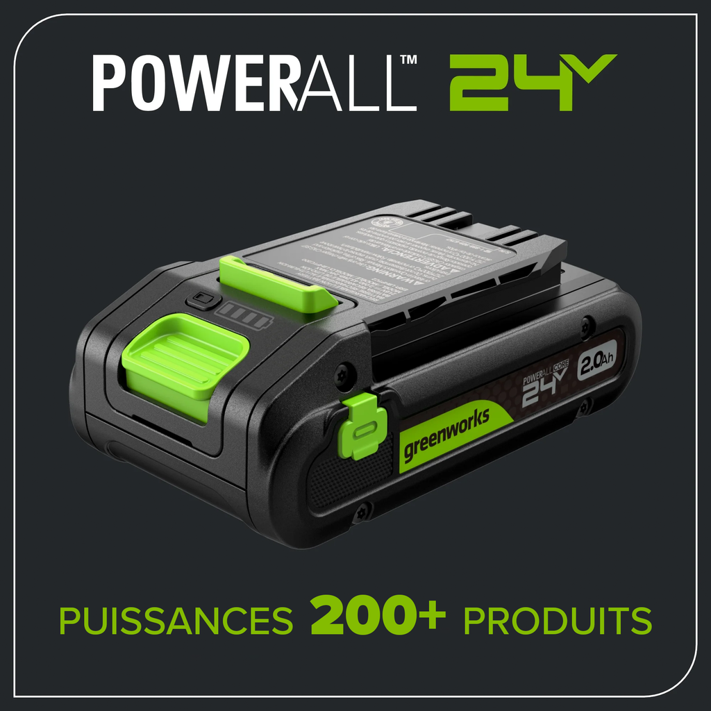 24V Bürstenloses 10-teiliges Elektrowerkzeug-Kombiset, inkl. (2) 4,0Ah & (1) 2,0Ah USB-C Akkus & 65W Ladegerät