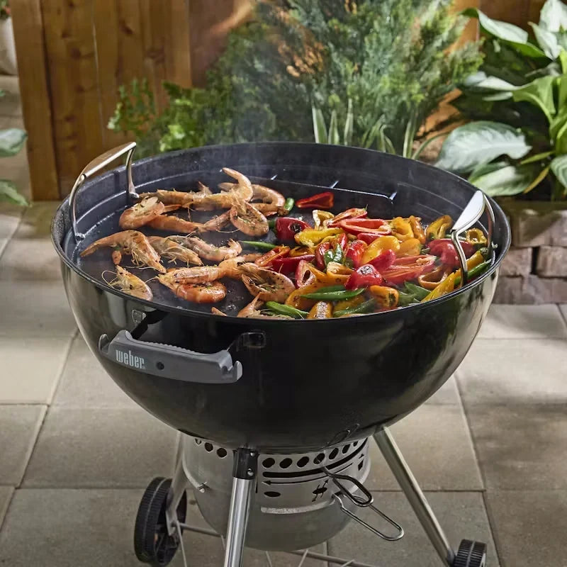 Weber 57cm Gusseisenplatte für Kugelgrills