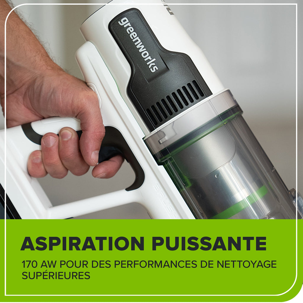24V Akku-Stielsauger Deluxe, 4,0 Ah USB-C-Akku & 30-Minuten-Schnellladegerät