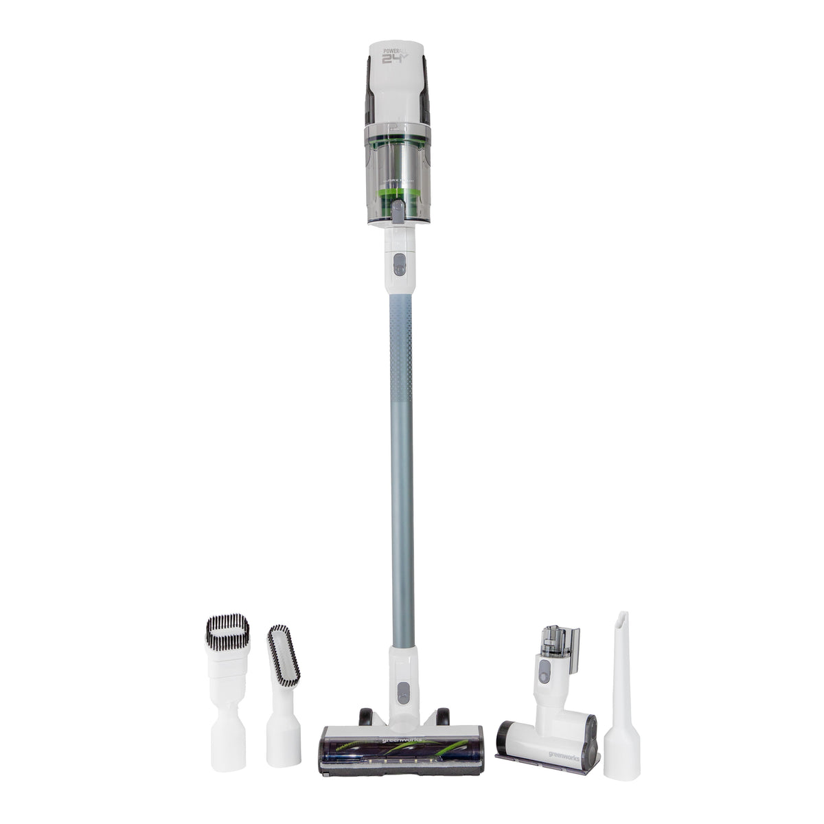 24V Akku-Stielsauger Deluxe, 4,0 Ah USB-C-Akku & 30-Minuten-Schnellladegerät