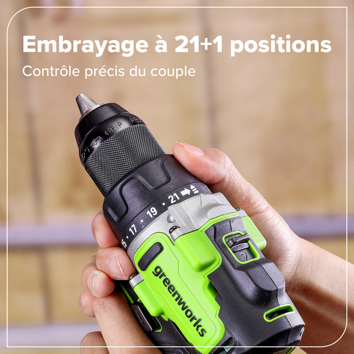 24V Akku-Bohrschrauber 1/2" 800 in/lbs – Inklusive 4,0Ah USB-C Akku & 65W USB-C Schnellladegerät