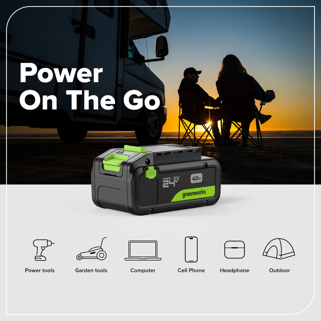 24V Akku-Bohrschrauber 1/2" 800 in/lbs – Inklusive 4,0Ah USB-C Akku & 65W USB-C Schnellladegerät