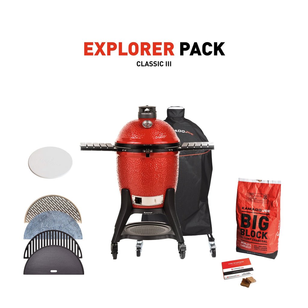 Kamado Joe Classic III mit Explorer-Paket