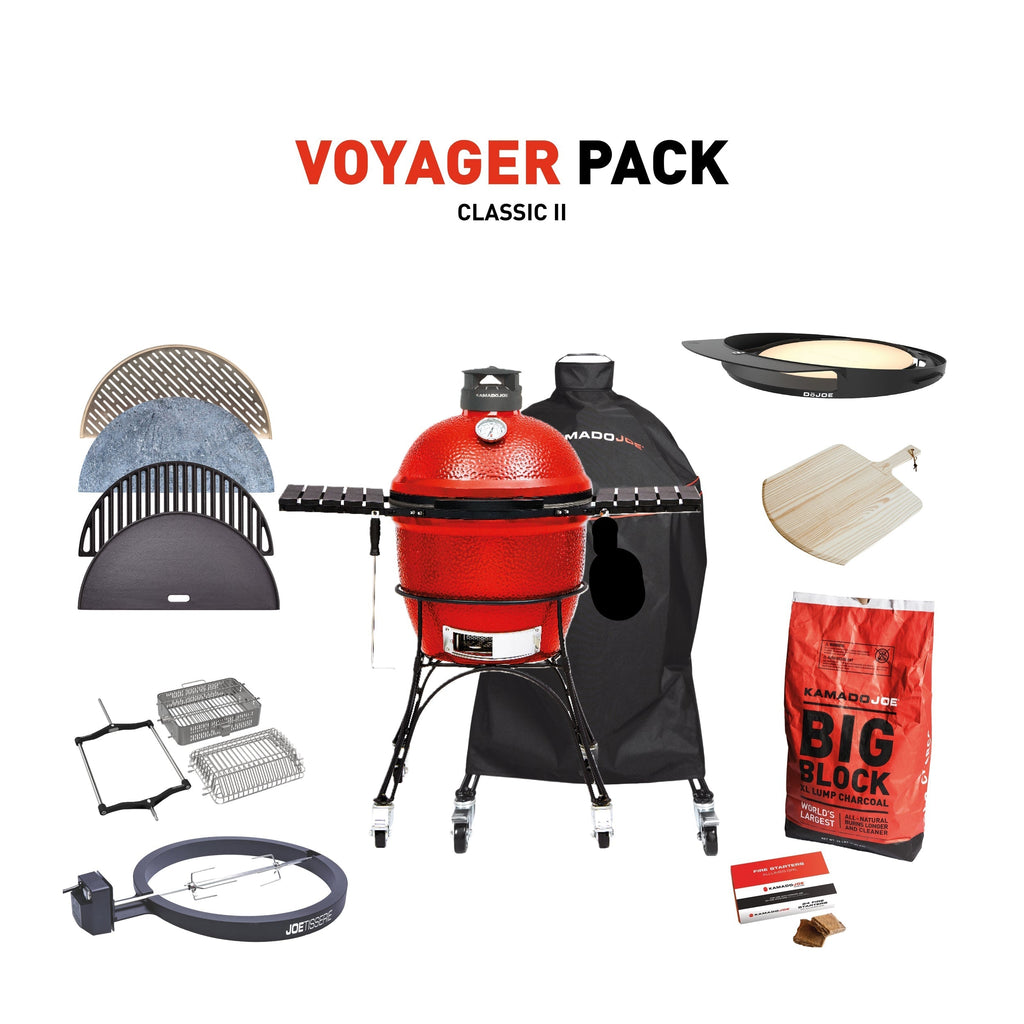 Classic II Kamado Joe BBQ mit Voyager-Paket