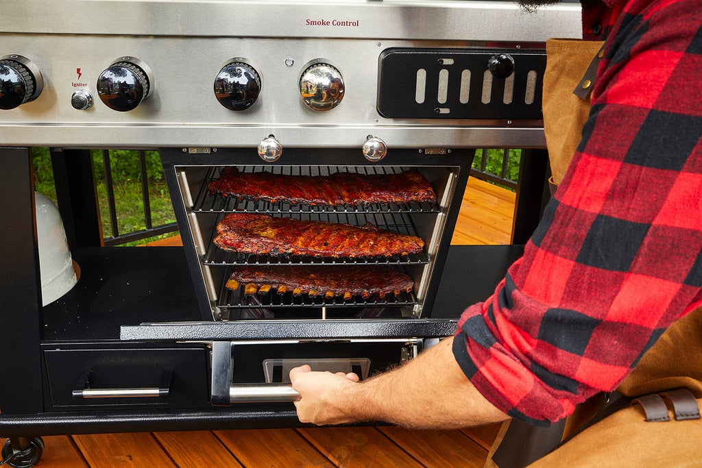Pit Boss Memphis Ultimate Combo Smoker Grill mit Abdeckung + Regler