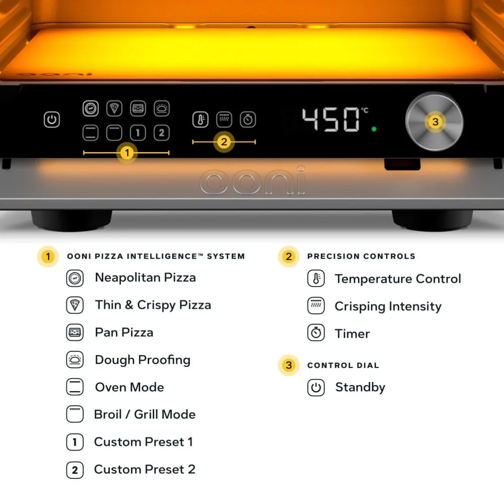 Ooni Volt 12 Elektro-Pizzaofen - Polarweiß