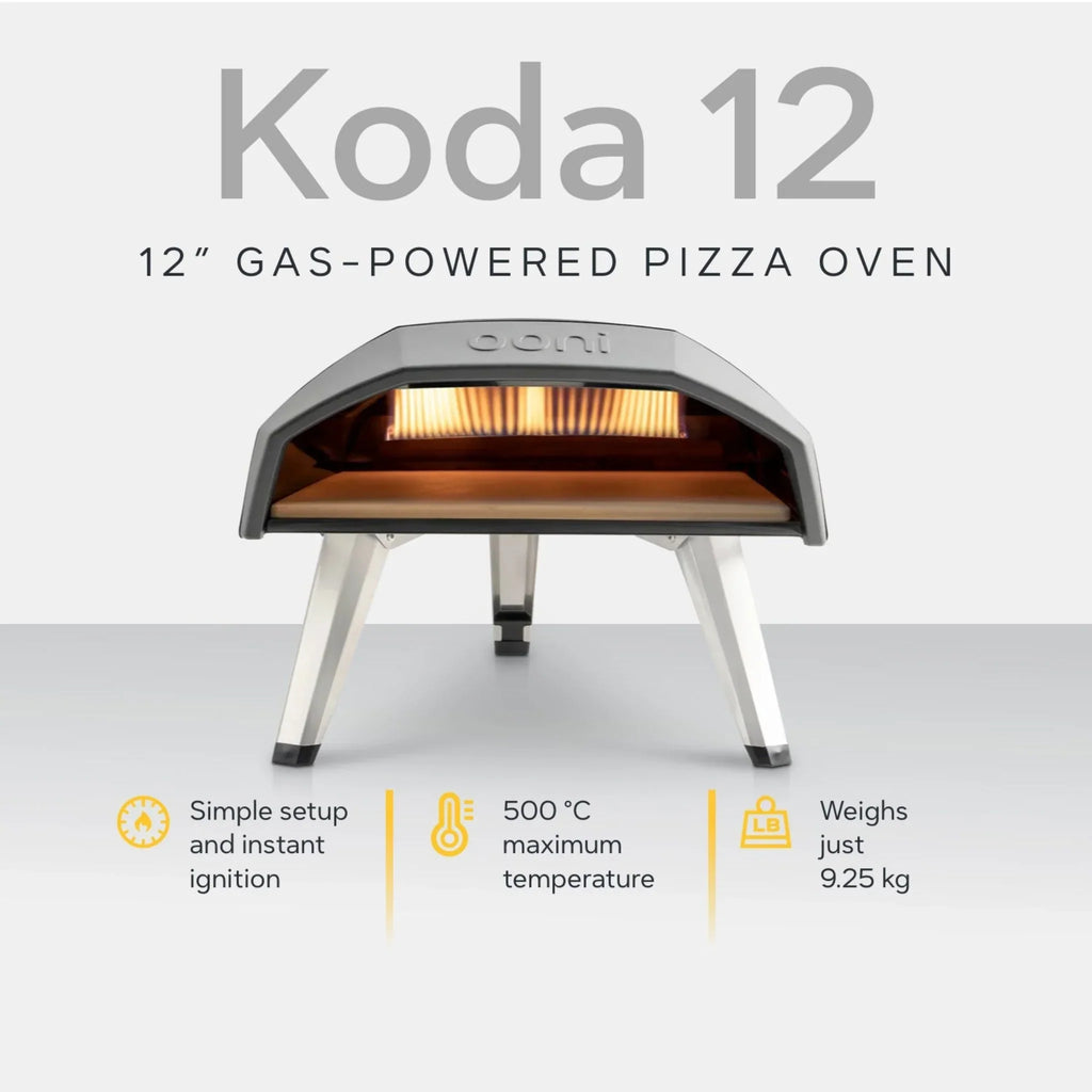 Ooni Koda 12 Gasbetriebener Outdoor-Pizzaofen