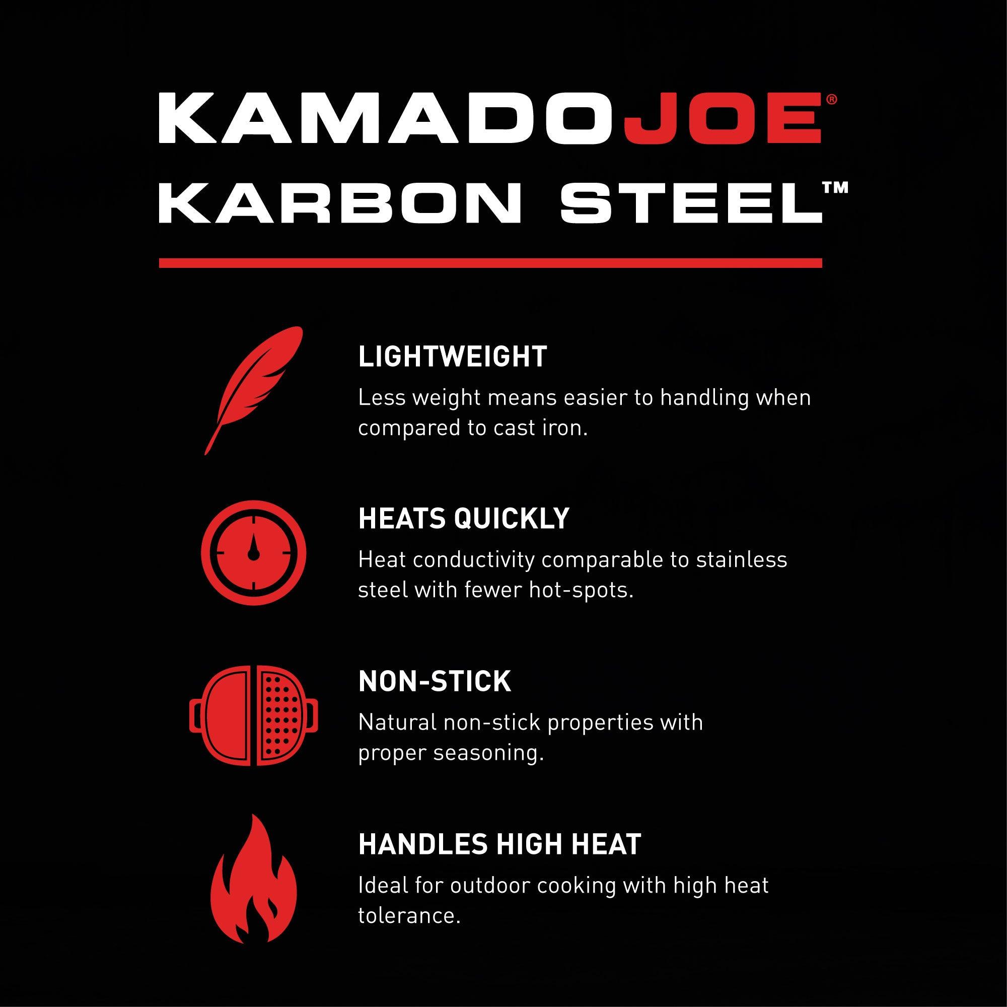 Kamado Joe Karbonstahl-Grillplatte „Big Joe“