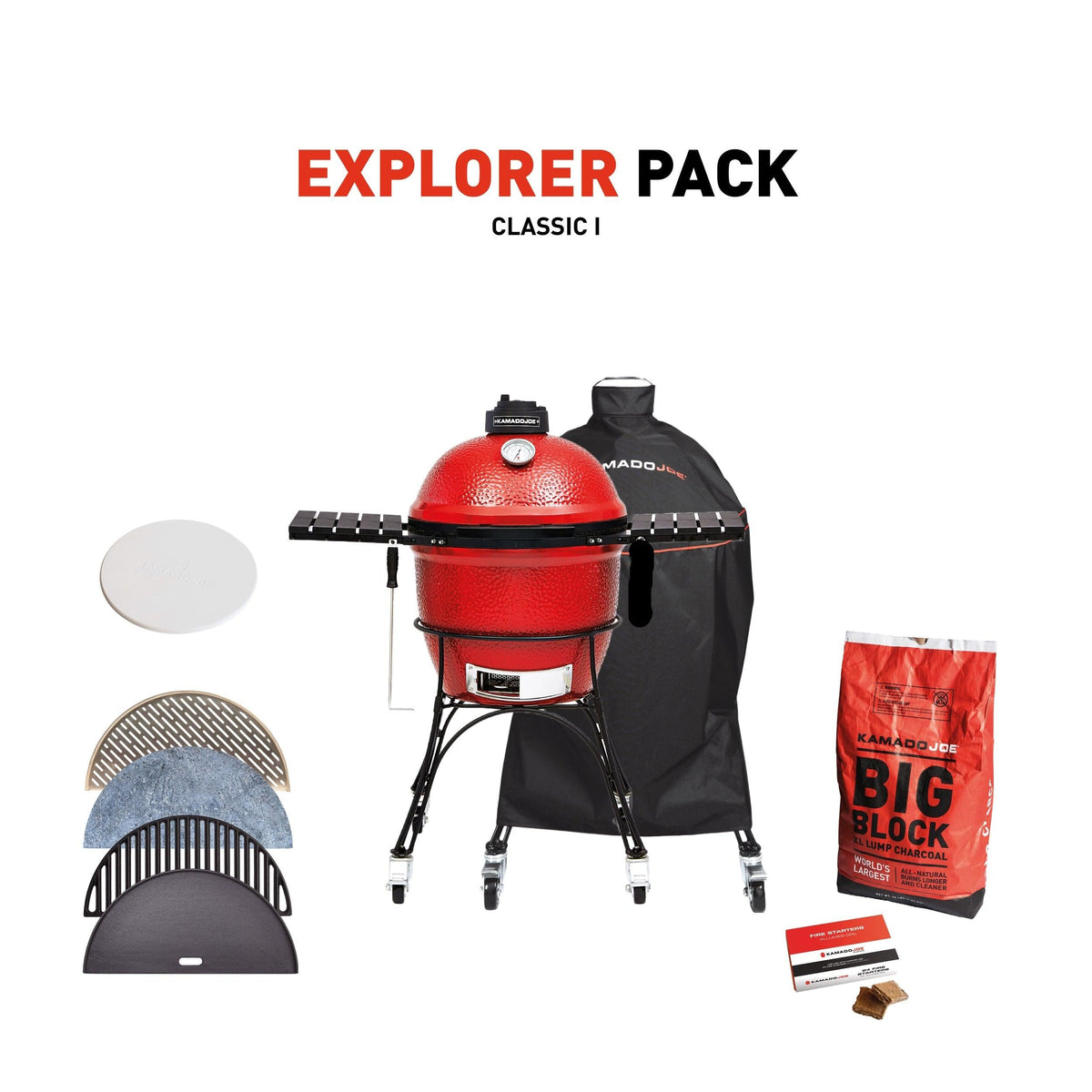 Kamado Joe Classic I mit Explorer-Paket