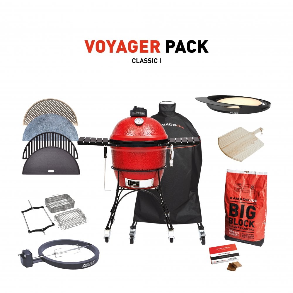 Kamado Joe Classic I mit Voyager-Paket