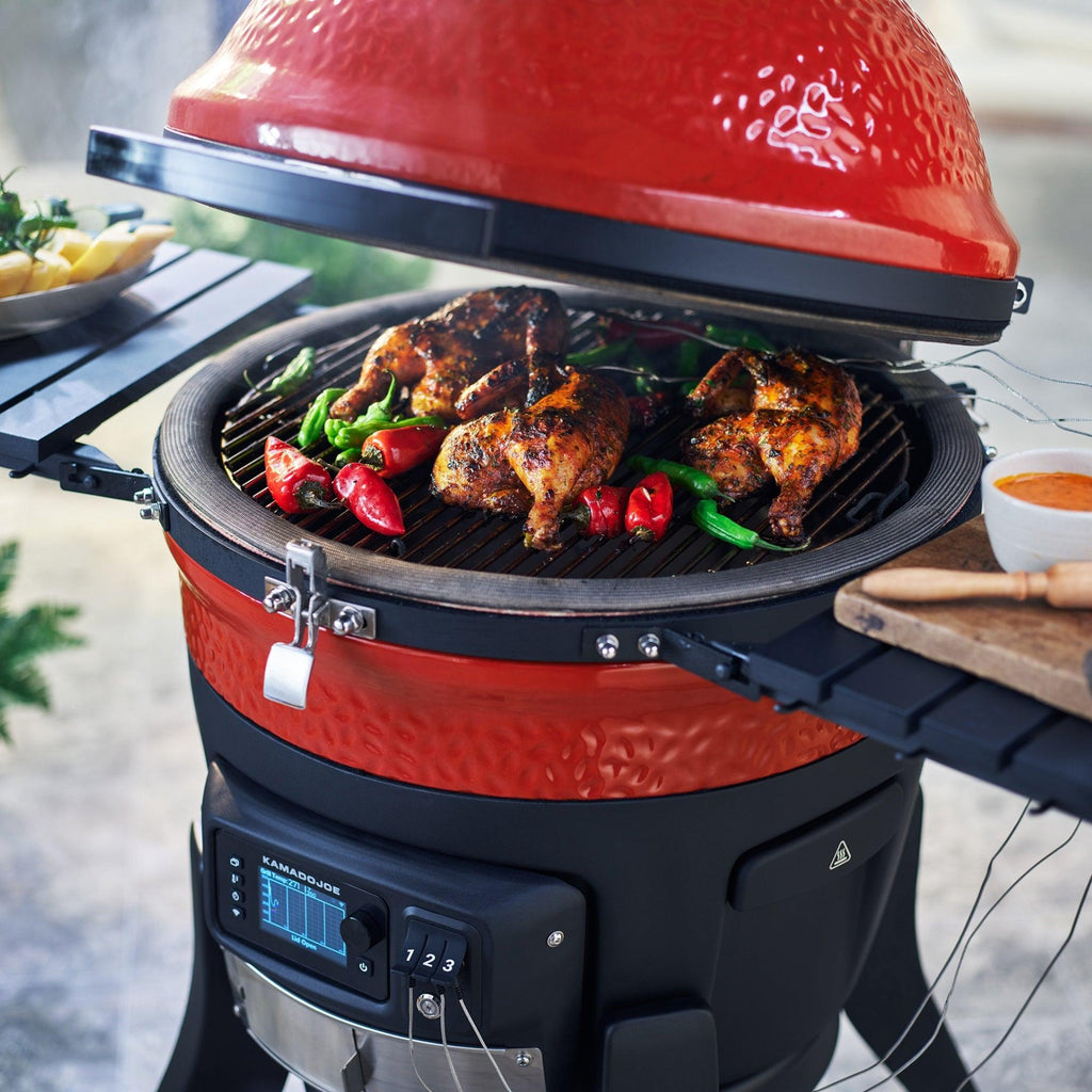 Kamado Joe Classic Konnected Joe – Digitaler Holzkohlegrill und Smoker