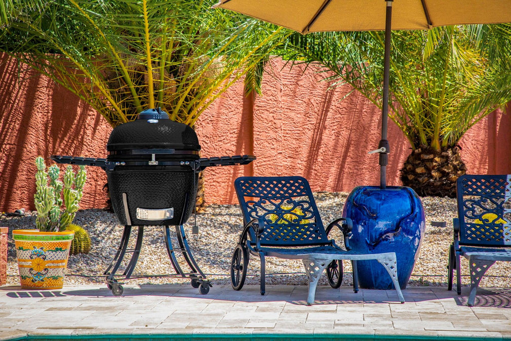 Pit Boss K24 24 (60cm) Schwarzer Keramik-Kamado-Grill mit Abdeckung