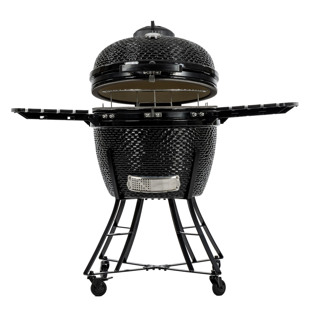 Pit Boss K24 24 (60cm) Schwarzer Keramik-Kamado-Grill mit Abdeckung