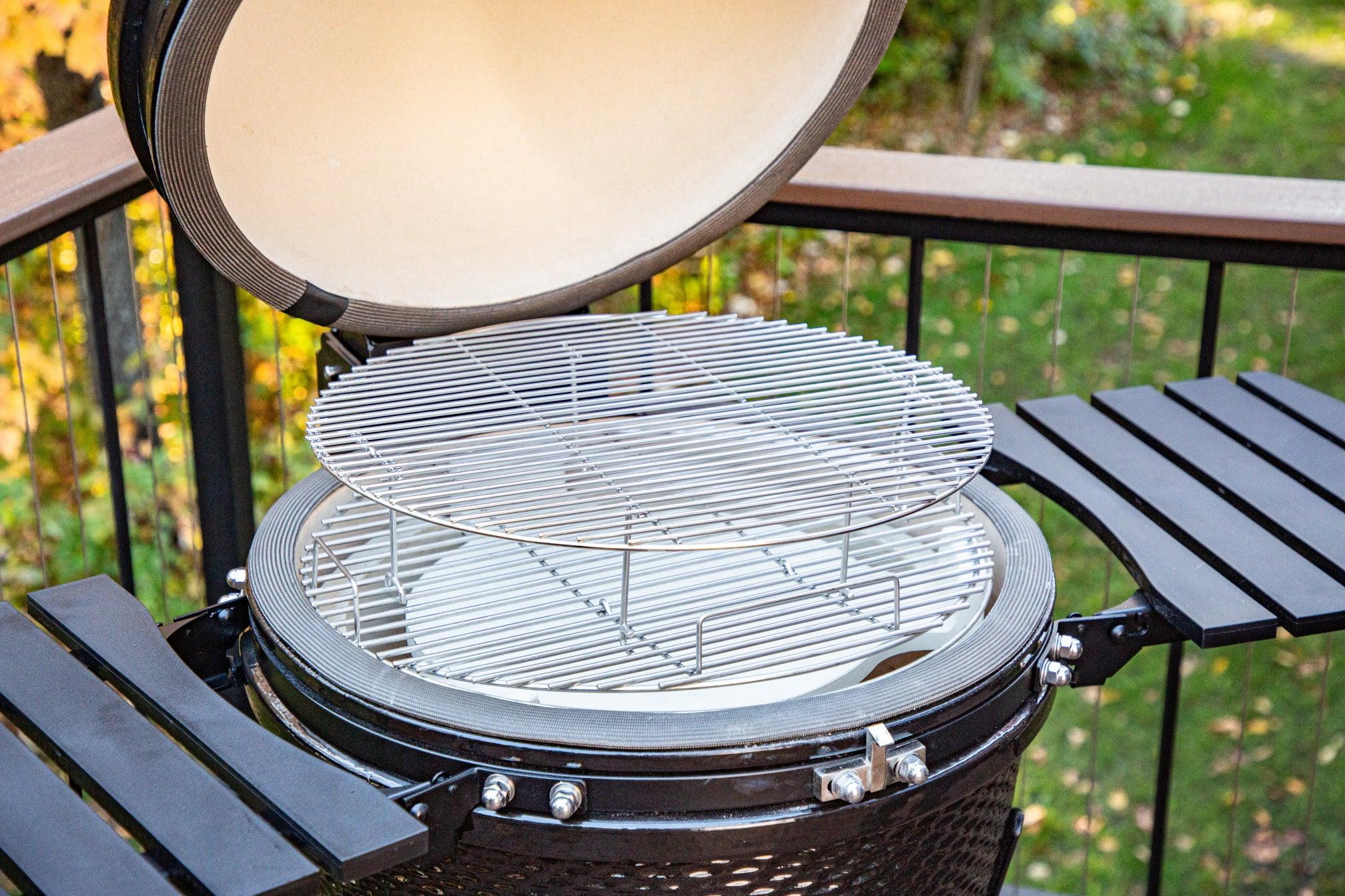 Pit Boss K24 24 (60cm) Schwarzer Keramik-Kamado-Grill mit Abdeckung