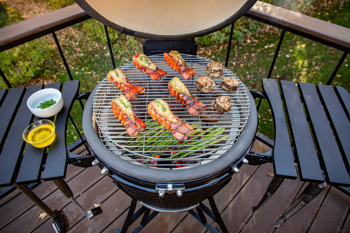 Pit Boss K24 24 (60cm) Schwarzer Keramik-Kamado-Grill mit Abdeckung