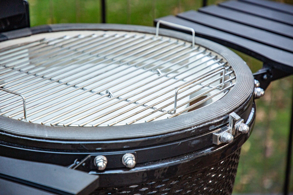 Pit Boss K24 24 (60cm) Schwarzer Keramik-Kamado-Grill mit Abdeckung