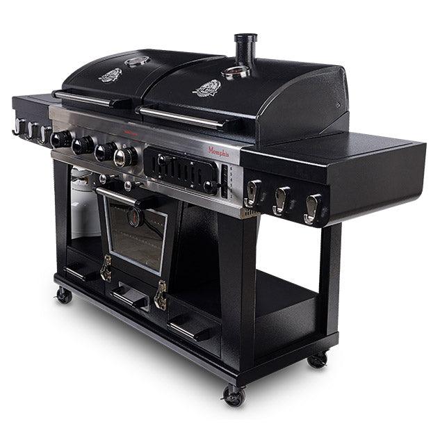 Pit Boss Memphis Ultimate Combo Smoker Grill mit Abdeckung + Regler