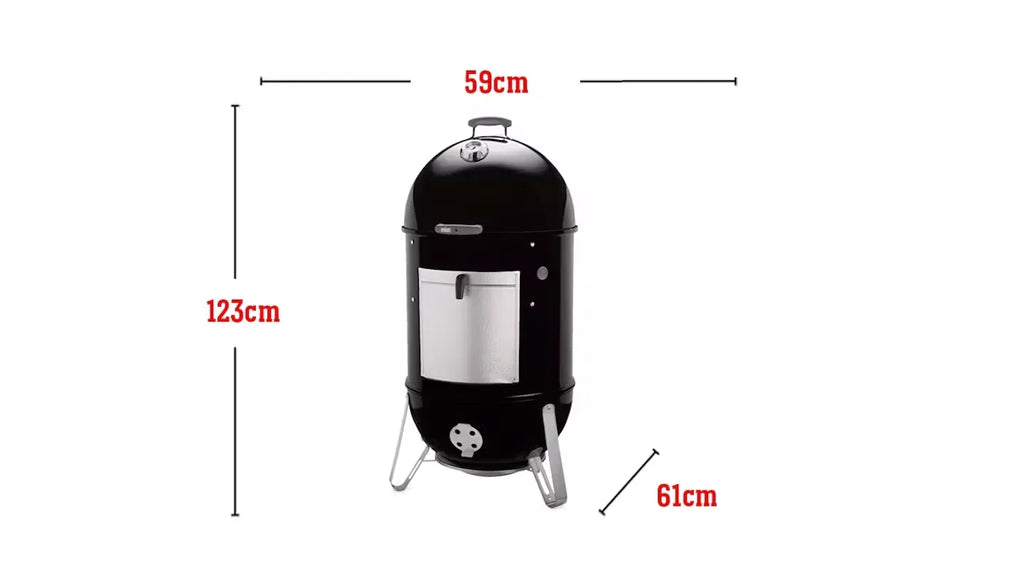 Weber Smokey Mountain 57cm BBQ Smoker mit Abdeckung