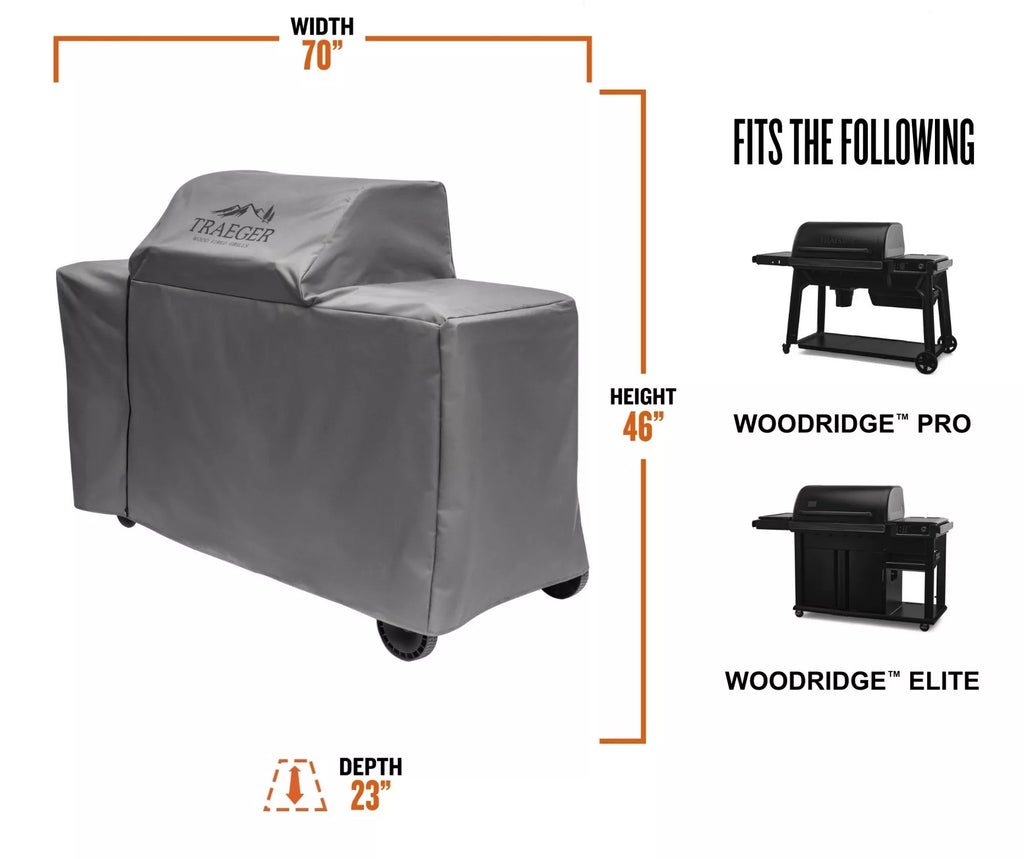 Traeger Woodridge Pro und Elite Vollabdeckung für Grill